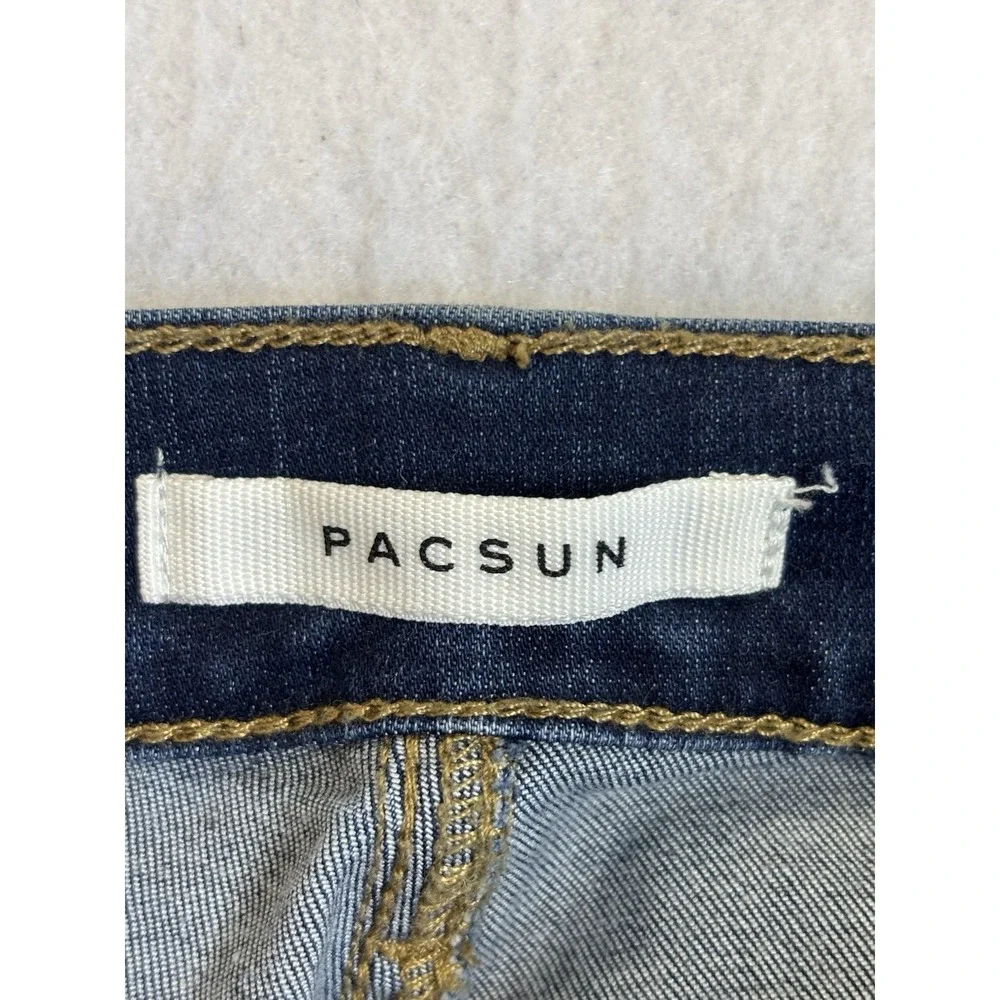 PACSUN Women's 26 Two-Tone‎ Super High Rise Jegging Flair Sexy Indie Sleeze